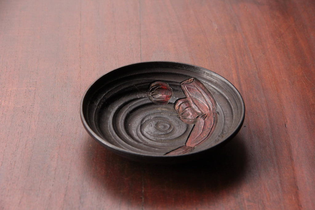 Wooden Plate, Sanuki Zokukoku-Nuri