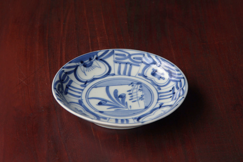 old Japanese porcelain plate