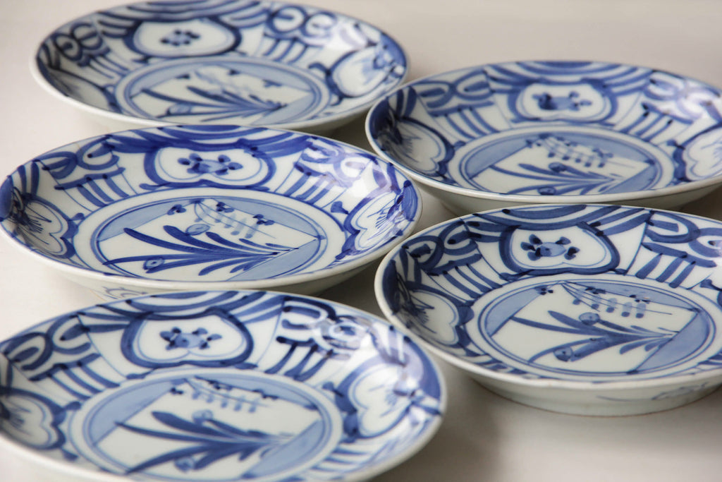 old Japanese porcelain plate