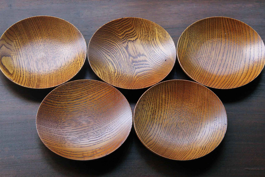 Japanese craft, wooden dish