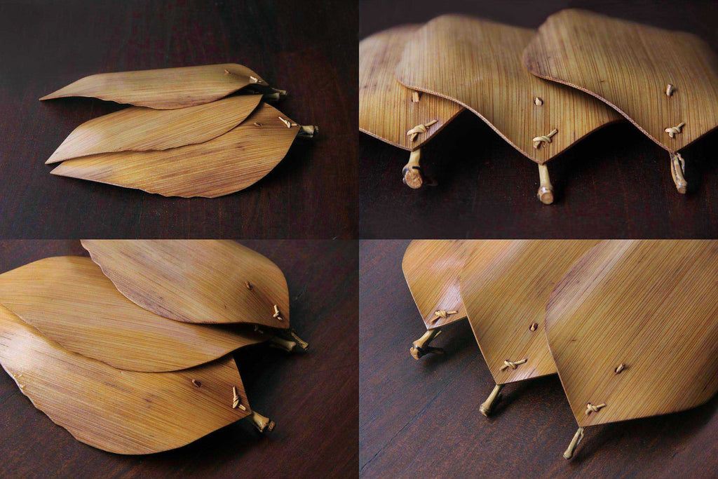Japanese bamboo dish, craft artisan