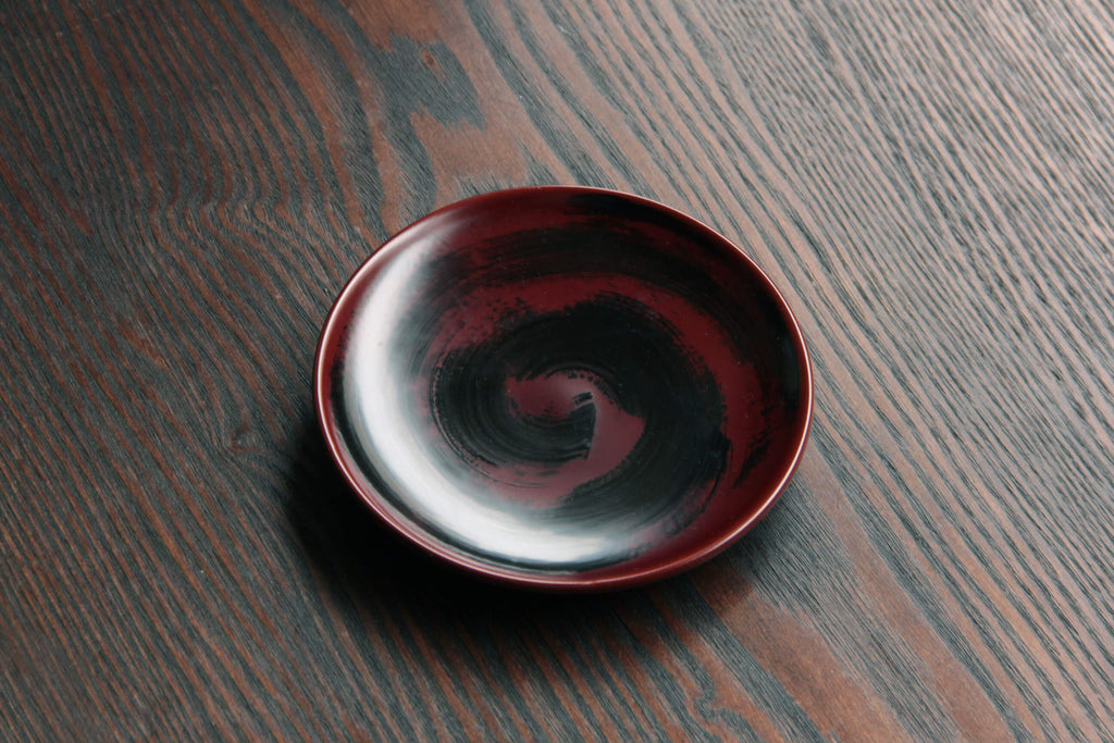 Japanese wooden plate, tea ceremony