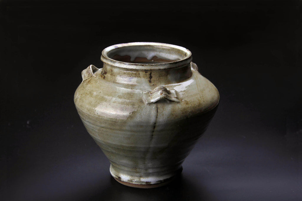 Japanese ceramic art vase by Ichiro Kimura