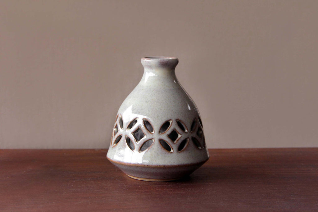 small ceramic bud vase