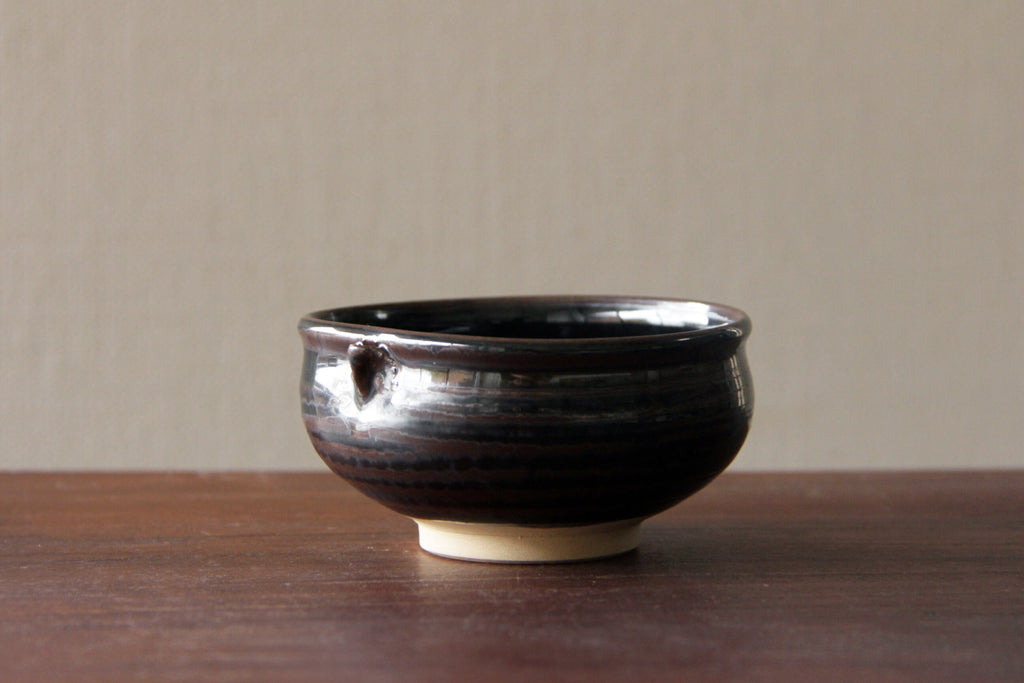 small Katakuchi style bowl, Japanese pottery 