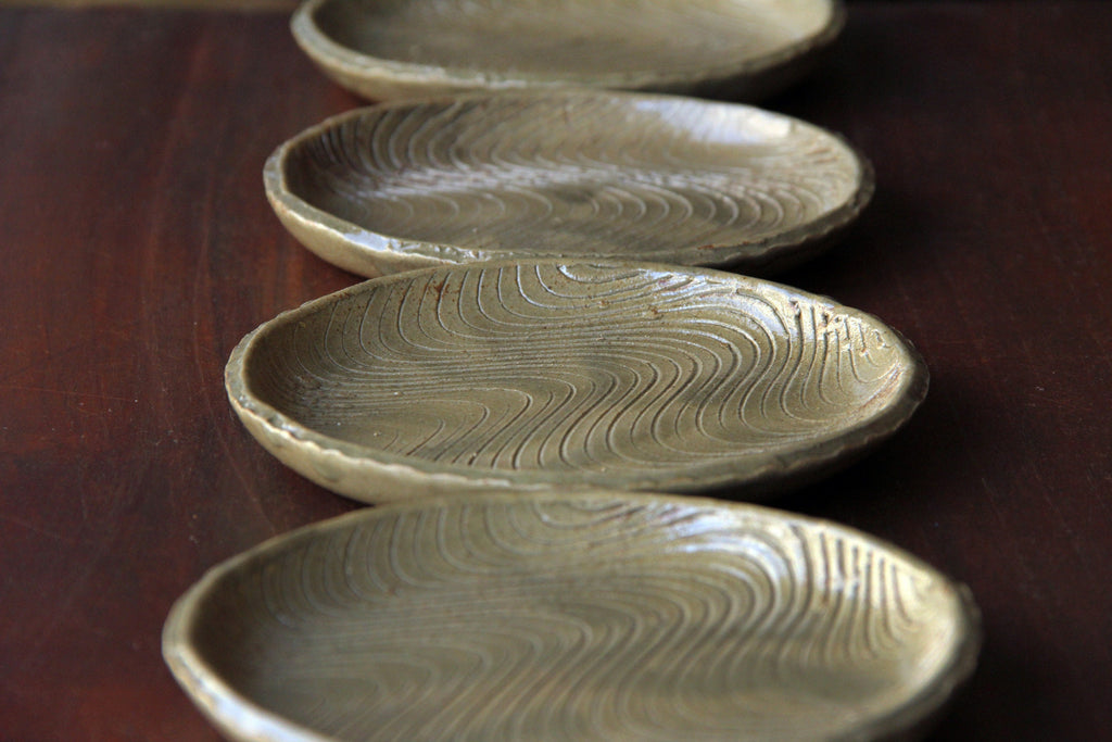 Japanese studio pottery, ceramic plate 