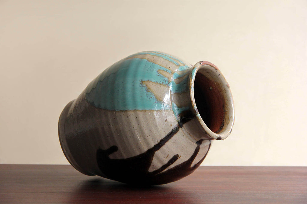 Japanese pottery, Mashiko ware, vase