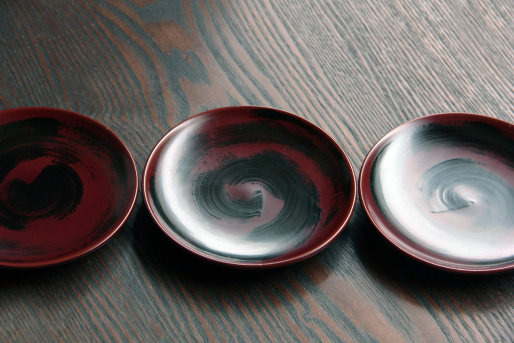 Japanese wooden plate, tea ceremony