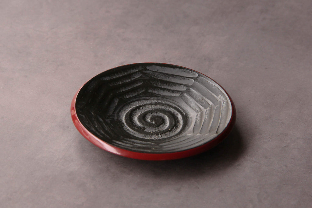 wooden plate, Japanese artisan craft