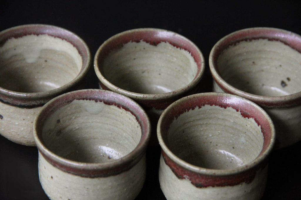 Japanese pottery, vintage Sake cup