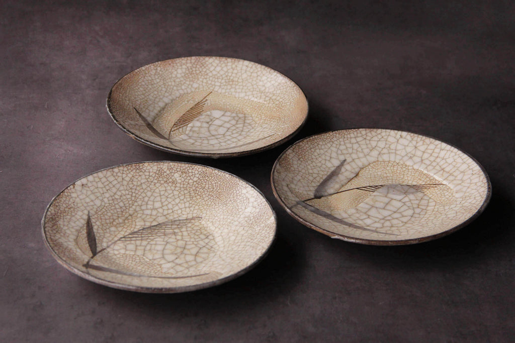 old Japanese ceramic plate