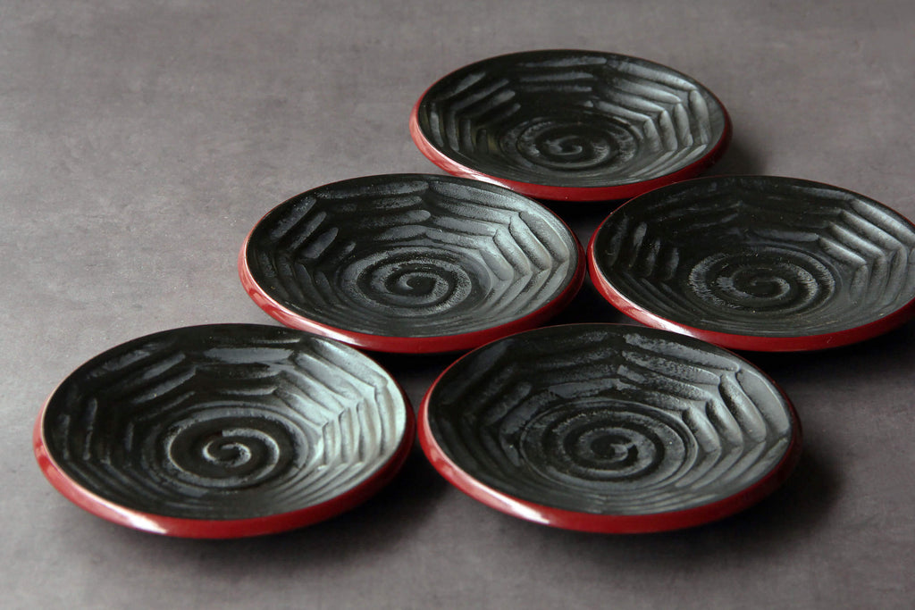 wooden plate, Japanese artisan craft