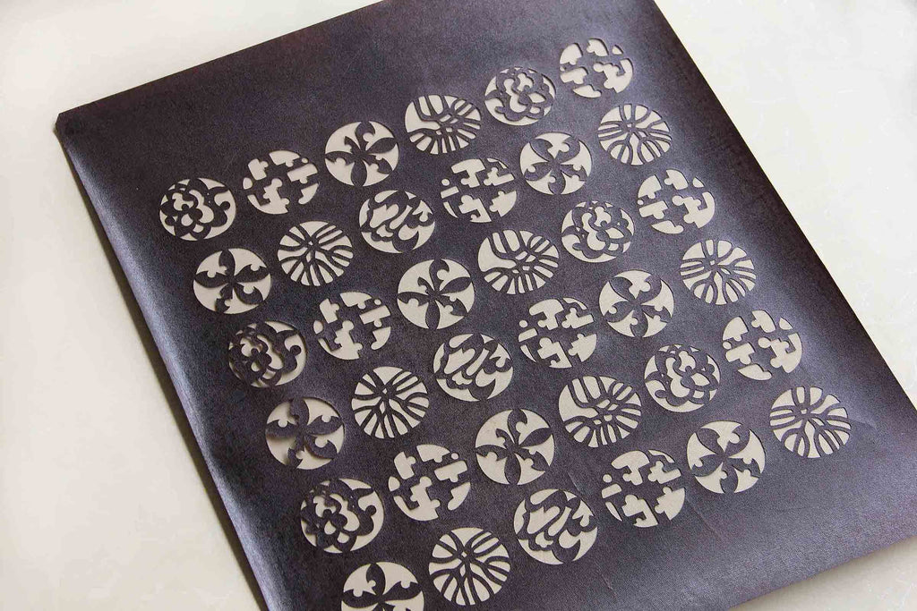 ise katagami paper, Kimono design stencil